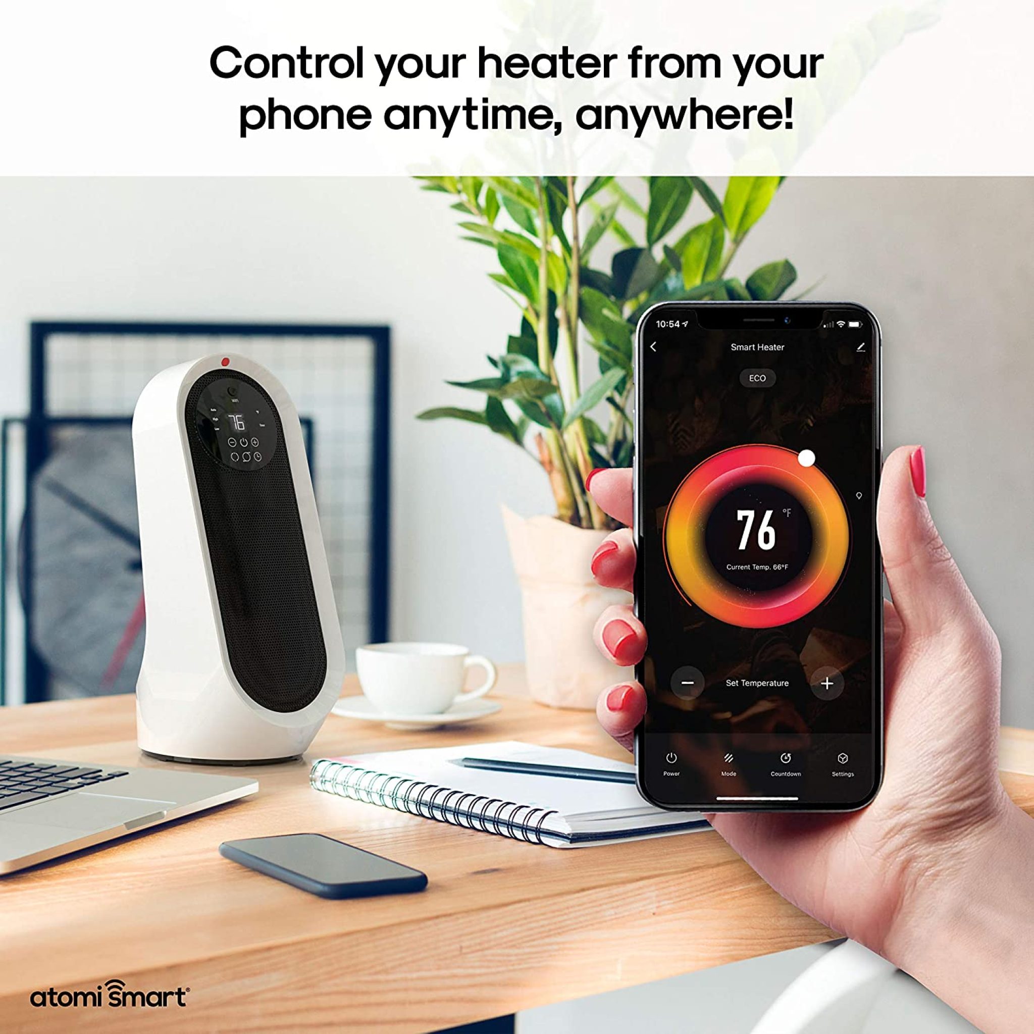 Atomi Smart Tabletop Space Heater The Baum List