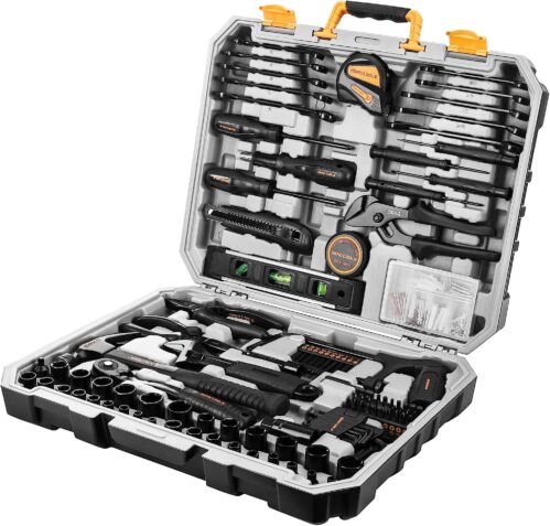 DEKOPRO 218-piece General Household Hand Tool kit
